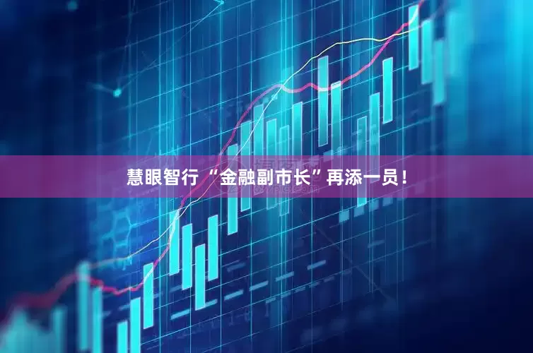慧眼智行 “金融副市长”再添一员！