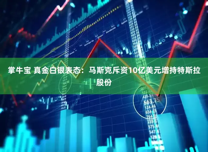 掌牛宝 真金白银表态：马斯克斥资10亿美元增持特斯拉股份
